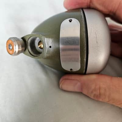 Shure 520D "Green Bullet" Microphone Mid 80's? - Green paint, silver grill image 2