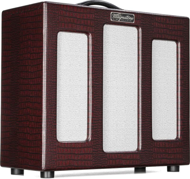 Magnatone Varsity Reverb 15-watt 1 x 12-inch Combo Amplifier - Cathedral Burgundy image 1