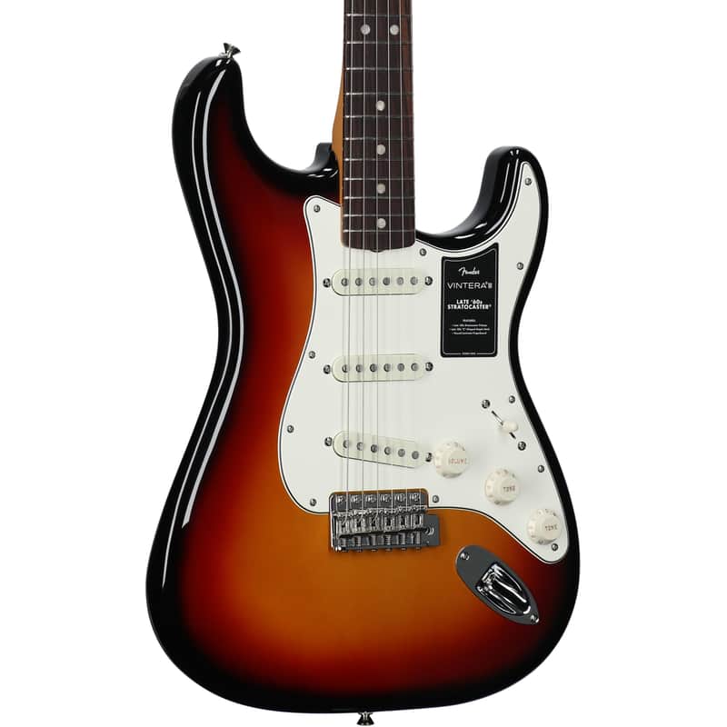 Fender Vintera III Late 60s Stratocaster Electric Guitar, 3-Color Sunburst