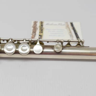 Vintage Selmer New York Handmade Sterling Flute Soldered Toneholes Plays Great *THE BEST* image 11