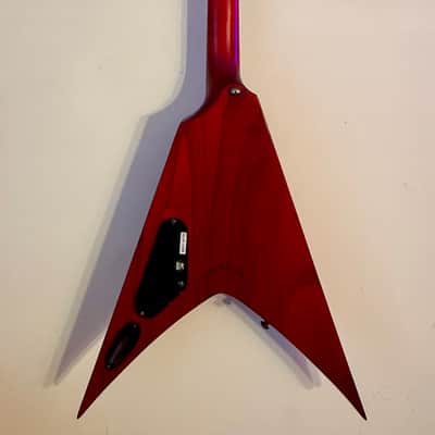 Solar V2.6TBR SK – TRANS BLOOD RED MATTE with SD Nazgul / Sentient Pickups & Solar padded bag! image 4