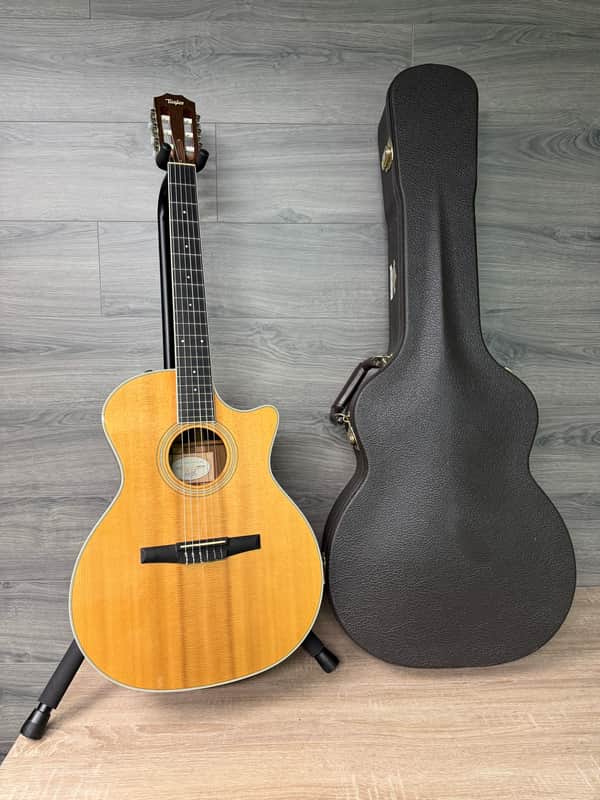 Taylor 414ce-N Nylon Acoustic-Electric Guitar Ovangkol  2014 w/ Hard Case #2988 image 1