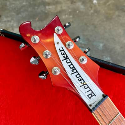 Rickenbacker 481-S 1976 - Fireglo original vintage USA slant fret 481S Bigsby dimarzio image 3