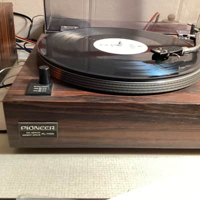 Pioneer PL-1100, 1974 Rosewood EX w/ Cart & NOS Stylus image 3