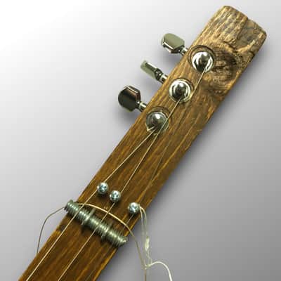 Leather Rose 3-String Slide Acoustic/Electric Guitar image 8