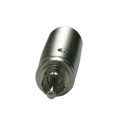 2PACK Metal XLR 3pin Male to RCA Male Adapter Connector image 2