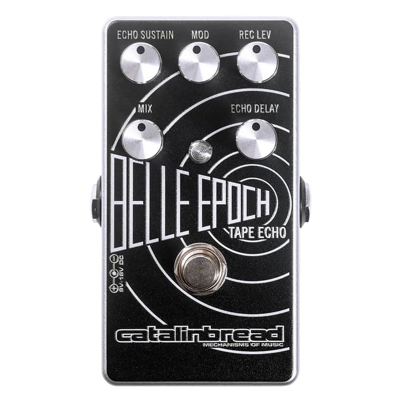 Catalinbread Belle Epoch Tape Echo Delay Pedal - Black and Silver image 1