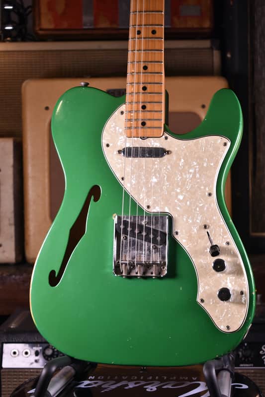 Fender Telecaster Thinline 1969 - Kelly Green image 1