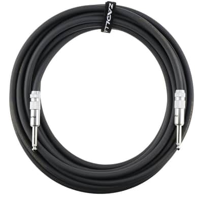 Zaolla Artist 20 Foot Solid Silver Instrument Cable image 1