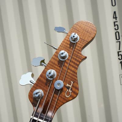 G&L USA Custom Shop JB Satin Frost 4-String Electric Bass Guitar w/ Black Tolex Case (2025) image 9