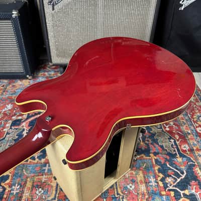 Yamaha SA700 Semi Hollowbody ES335 Type 1981 Persimmon Red image 7