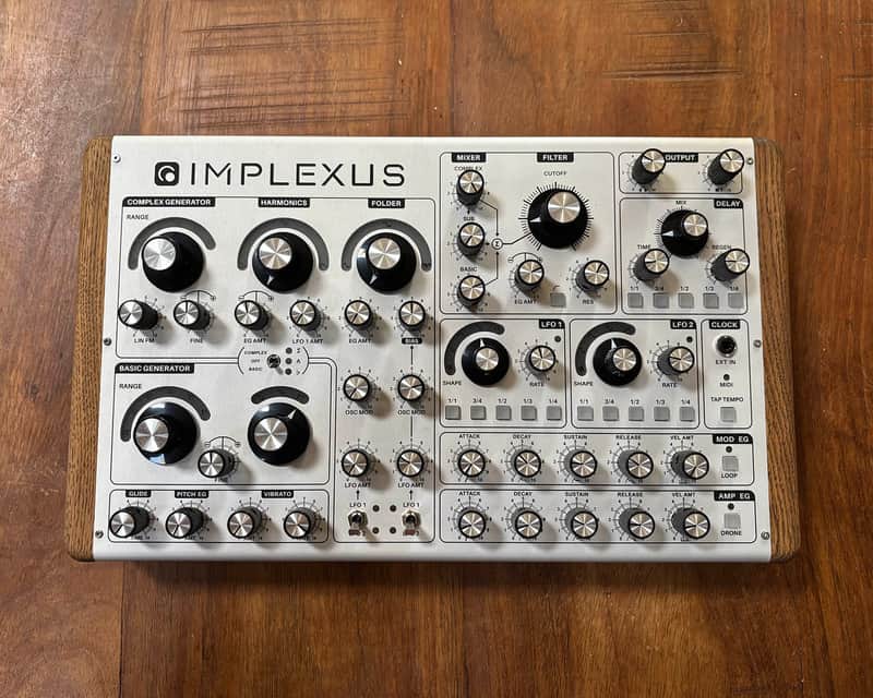 Majella Audio Implexus Analog Synthesizer Desktop Module (Silver) image 1