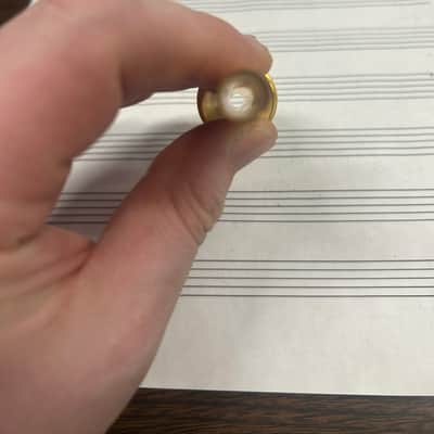 Monette UNITY DM-4L Trumpet Mpc in GOLD image 3