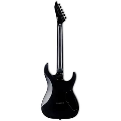 ESP LTD M-201HT Left Handed Electric Guitar, Black Satin image 2