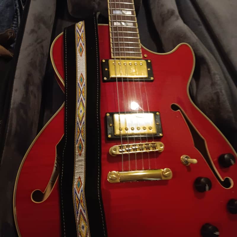 Di Angelico excel ss flame top 2018 ish - Flame top gloss image 1