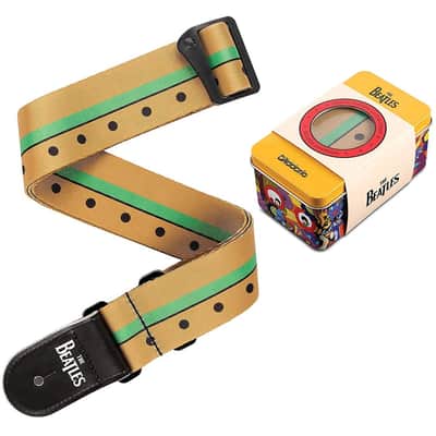 D'Addario George Harrison Yellow Submarine 50th Anniversary Guitar Strap Tin image 1