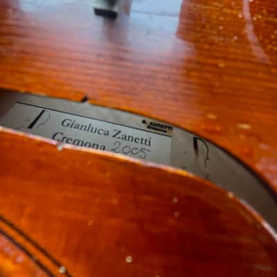 Powerful! Italian Violin by Gianluca Zanetti of Cremona, Italy 4/4 *Watch Video -Extremely Rare Violin image 15
