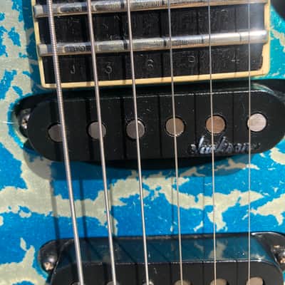 Jackson Custom Soloist USA Silver Blue Crackle 1987 fresh setup image 5
