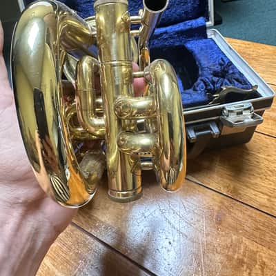 Amati Kraslice ATR 304 Bb Pocket Trumpet w/ Original Hard Case - Made in Czech Republic image 9