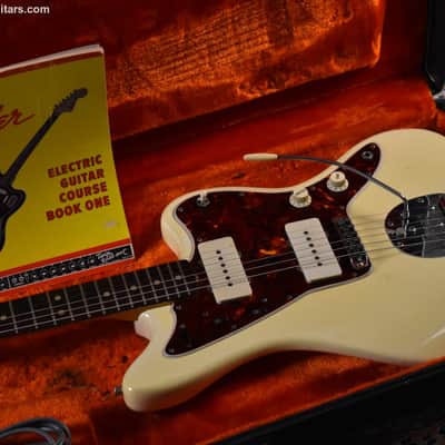Fender Jazzmaster 1965 Olympic White L Plate image 7