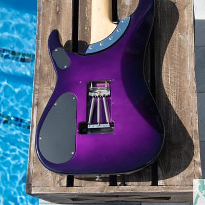 WASHBURN エレキギター パープル 6弦 Washburn N4 Nuno Bettencourt Signature Model - Metallic Purple