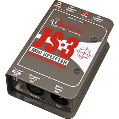 Radial JS3 Microphone Splitter imagen 2
