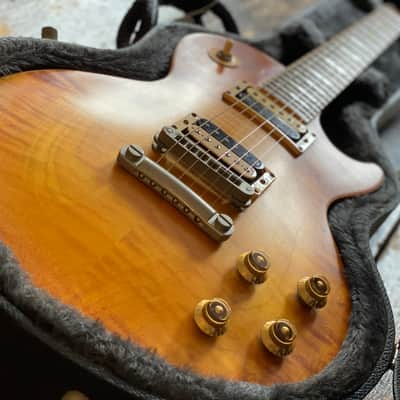 Gibson Les Paul Yamano Standard Faded Non Chambered 1st Year 2005 Figured Heritage Cherry Sunburst w/ OHSC & Docs image 4