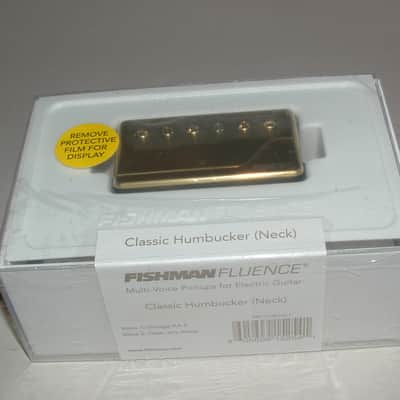 Fishman PRF-CHB-NG1 Fluence Classic Humbucker Neck 3 Voices (Gold) New image 1
