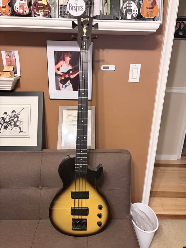 Rare Gibson Bass LPB-1 Les Paul Bass 1991 - Vintage Sunburst image 1