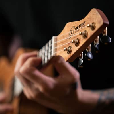 Ortega RUMG-CE Horizon Series Mango Top Okoume Neck Acoustic-Electric Concert Ukulele w/Gig Bag & Built-In Tuner image 20