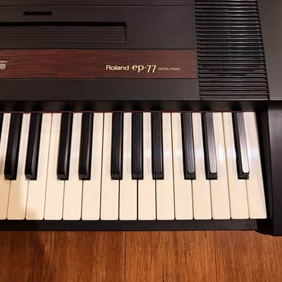Roland ep-77 Digital Piano 76 Note Musical Keyboard w/Power Cable & Stand image 6
