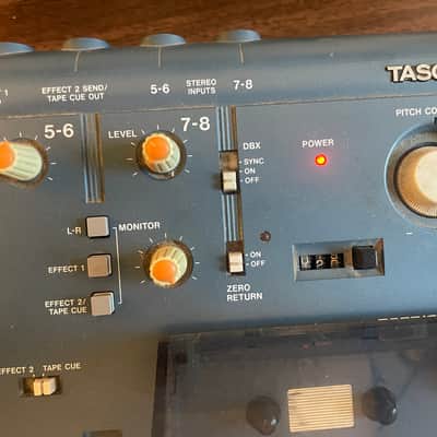 TASCAM Portastudio 414 MKII 4-Track Cassette Recorder 1990s - Blue image 3