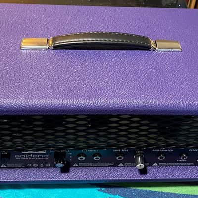Soldano SLO-30 Classic Custom Built -30-Watt Guitar Head Purple image 4