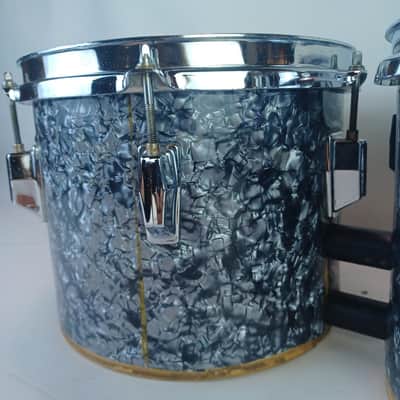 Pearl 8x8"+10" 80s Marching Tom Duo Championship Maple Sonic Cut Away 8ply Shell image 12