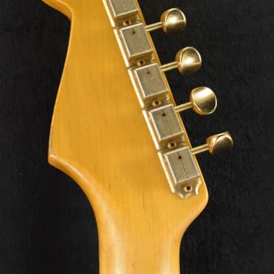 Fender Custom Shop '55 Stratocaster Relic Wide Fade 2-Color Sunburst Gold HW image 7