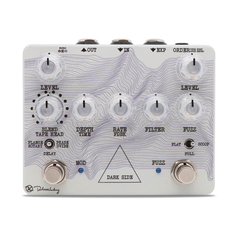 Keeley Dark Side Workstation - White Waves Pedal - 2022 Limited Edition (Only 50 units) image 1