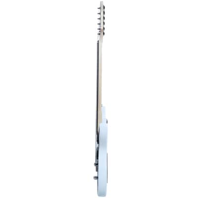 Lightning Style Electric Guitar with Power Cord/Strap/Bag/Plectrums Black & White image 2