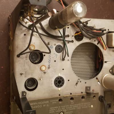 Voice of Music Stereo Tube Preamp Mono Amp 12AX7 Project 6L6 6E5 Guitar 1960 Steel image 7
