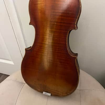Beautiful Mittenwald c1870s 4/4 Full Size Antique Violin & Case - 'A. Smillie' image 5