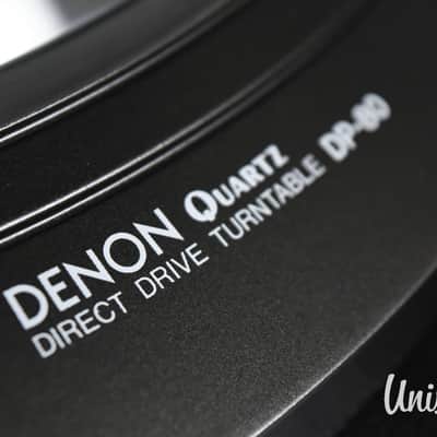 Denon DP-80 Direct Drive Turntable W/ DA-307 Tonearm [Japanese Vintage!] image 9