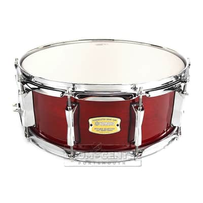 Yamaha Stage Custom Birch Snare Drum 14x5.5 Cranberry Red image 1