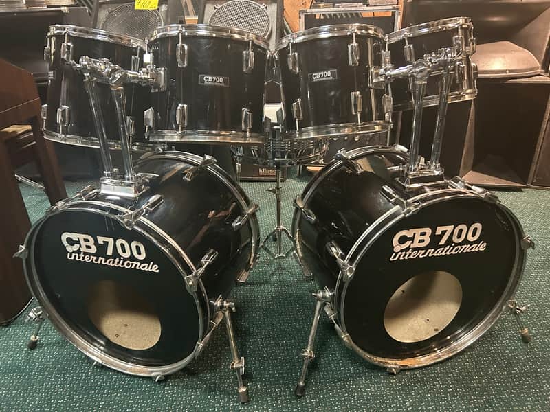 *Vintage* 1977 CB700  Internationale Double Bass 8 Piece Drumset - /Trapset/ Drum Kit image 1