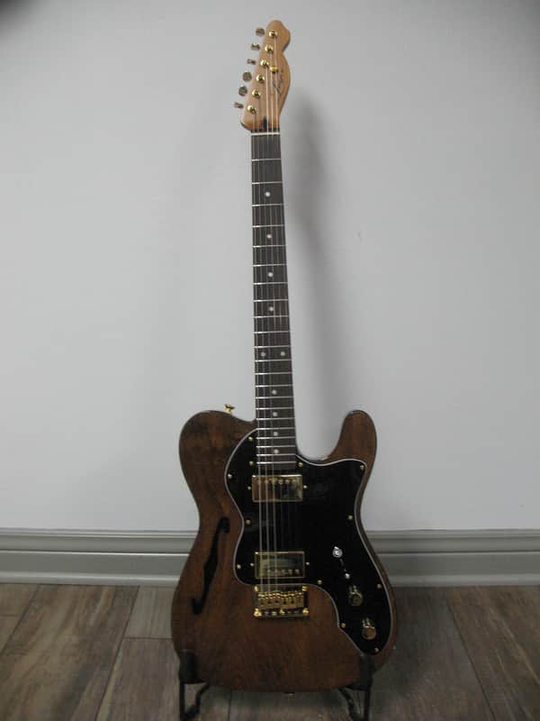 Logan Custom Thinline 2026 - Black top binding with gloss nitro finish image 1