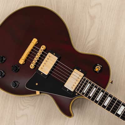 1981 Tokai Love Rock Custom LC100 Vintage Guitar Wine Red, 100% Original w/ Case image 8