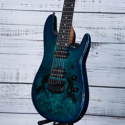 Music Man Jason Richardson Cutlass HT 7-String Electric Guitar | Water Temple image 6