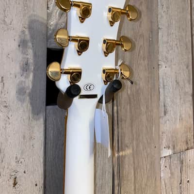 2021 Gretsch Guitars G5021WPE Rancher Penguin Parlor Acoustic/Electric White, Support Indie Music ! image 14