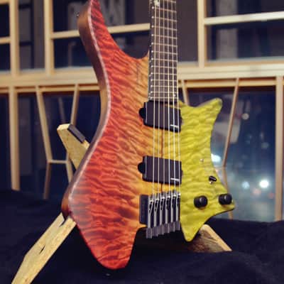 Strandberg Made to Measure 2017 Red yellow burst image 6