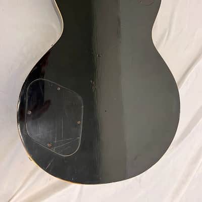 Vintage 70's-80's Memphis Electric Guitar LP in Black image 11