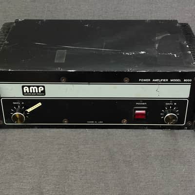 Vintage Amplified Music Products (A.M.P.) Power Amplifier Model 8000 1980s? image 3