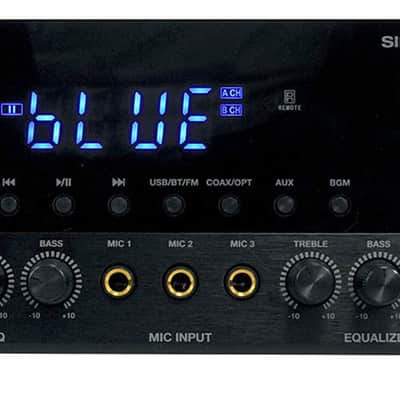 Rockville SingMix 5 2000w Home Receiver Mixing Amplifier w/ Bluetooth/Echo image 2